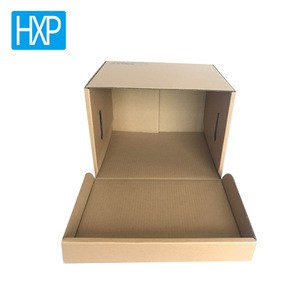 Buy Kraft Paper File Box Carton Storage Box Brown Corrugated Box from ...