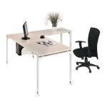 L shape sit to workstation corner tablel furniture metal table desk frame