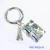 Large circle bangle keychain keyring wristlet keychainwristelet ID card holders credit cards wallets