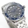 Latest Noob Watch Clean Vs 300m Waterproof 8800 Movement 904L Steel Grey Dial Blue Bezel