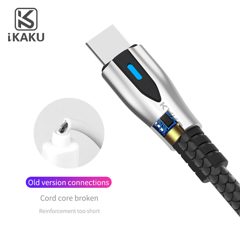 Buy Lazada Hot Oem Data Cable Smart Led Light 8pin Usb Charging Data ...
