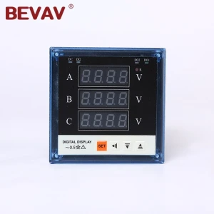 LED display 3-phase digital panel meter Voltamter,Voltage Meter