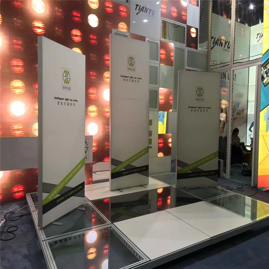 LED screen exhibition booth modular SEG trade show booth