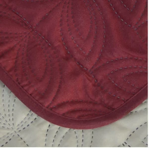 light and comfortable 100% polyester ultrasonic microfiber bedspread
