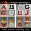 light letters with bulb lamp A-Z 26letters