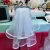Import light soft tulle setting pins double beaded yiwu accessories and children wear bridal veils from China