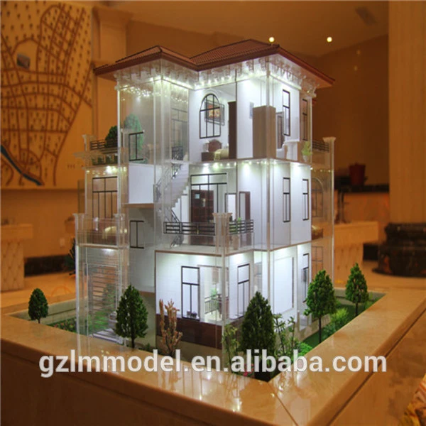 Lighting Miniature Architectural Scale Models For Home Interior Layout