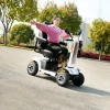 Lightweight Portable Folding Electric wheelchair scooter/remote control folding disabled handicapped mobility scooter