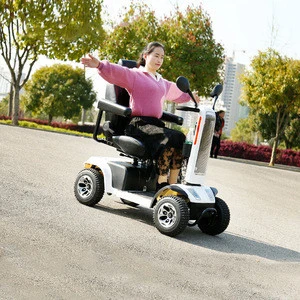 Lightweight Portable Folding Electric wheelchair scooter/remote control folding disabled handicapped mobility scooter