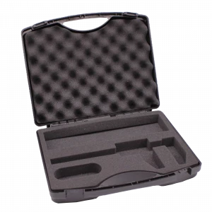Lightweight pp material simple plastic egg foam gun packing case, pistol carrying box