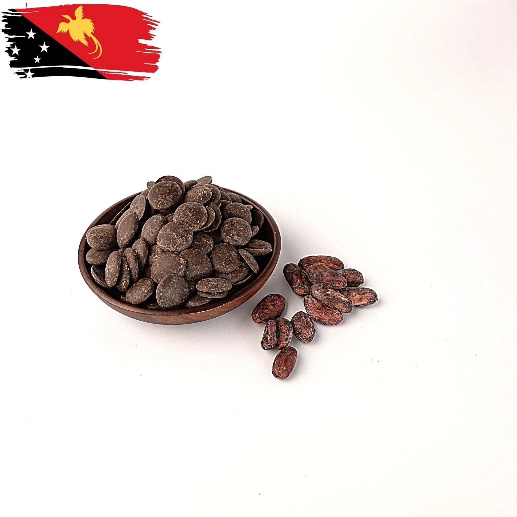 Liqueur de cacao Cacao-Trace Papua New Guinea au profil de saveur fruitee et epicee