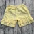 Import little girls summer wear clothes new fabric seersucker shorts children double ruffle shorts from China