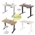 Import Low Price Steel Standing Desk Companies Ergonomic Office Furniture Adjustable Height Computer Desk from China