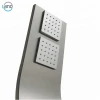 Luxury 5 handles shower faucet in shower room wall hanging brush finish Stainless steel shower panel