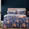 Luxury Floral Duvet Cover and Pillow Sham Flower King Bedding Comforter