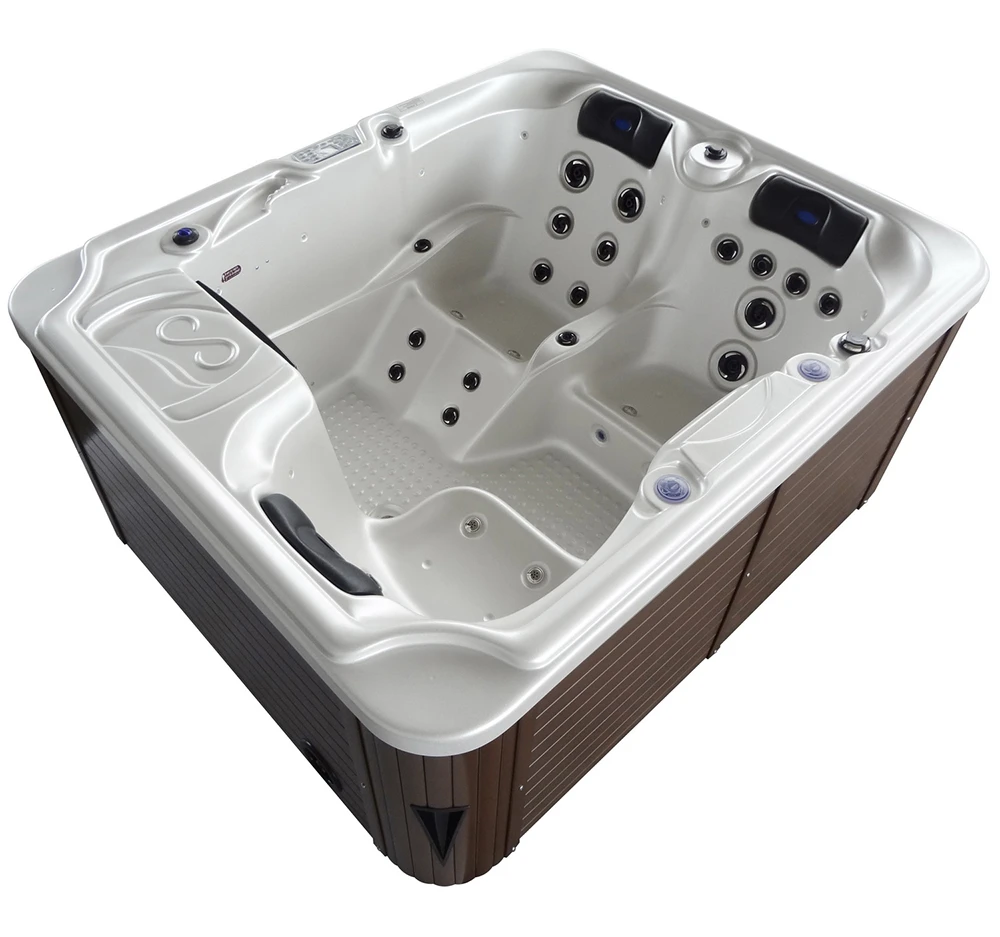 luxury small hot tub 3 person spa massage spa