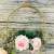 Import M-1197 32cm Pink Silk Wedding Flower Rose Wreath For Front Door from China