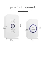 MACVY Remote Adjustable Volume Ringtones Wireless Smart Doorbell