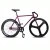Import Magnesium Alloy Wheel 3 Spokes Fixie Bicycle Fixed Gear Bike 700C*23 70mm Rim 52cm Frame DIY Bicycle Complete Road Bike from China