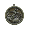 Manuafacture Custom 3D Metal Medal Bicycle Riding Competition Award Medal With Ribbon Custom Bike Cycling Medal