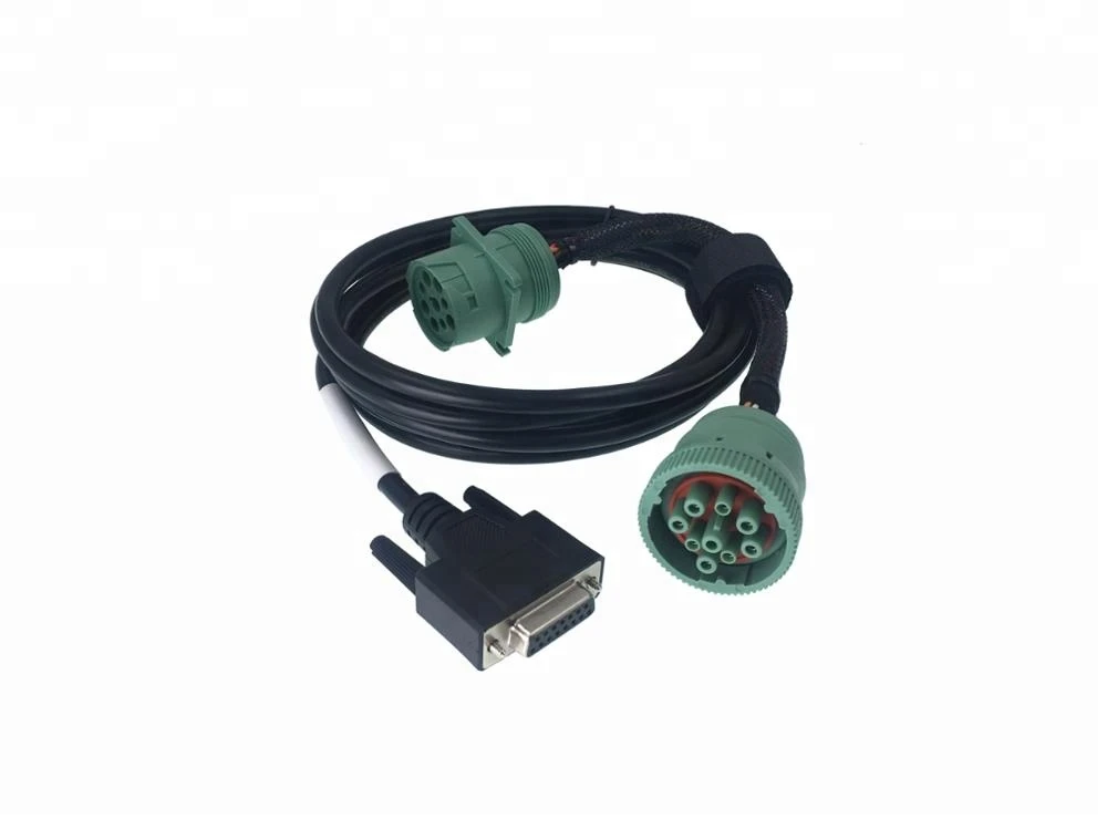Manufacture OBDII Male to Female Truck Cable Auto Diagnostic Tool