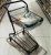 Import Manufacturer hot sale supermarket rolling 2-tier shopping trolley cart with plastic basket from China