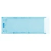 Medical sterilization self sealing pouch with full size medical consumables