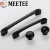 Import MEETEE Black metal Door Handles European Antique Furniture Handle Drawer Pulls Kitchen Cabinet Handles and Knobs from China