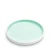 Import Melamine White&green custom made logo salad plate 8inch Sushi plate Butter Dish Round plate from China