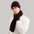 Import Men&#x27;s Winter Beanie Hat Neck Warmer Scarf and Touchscreen Gloves 3 PCS Knitted Cap Set for Men &amp; Women from China