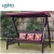 Import Metal+texlene outdoor swing sets for adults three seat patio swing from China