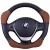 Import microfiber carbon fiber leather and PVC 36-40cm universal fit sport style car accessories steering wheel cover from China