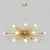 Import Mid Century Modern Sputnik Chandelier  Brass Spurchin Chandelier  Handmade Modern Ceiling Light from India