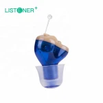 Mini CIC Cheap Aid Invisible In The Ear Sound Amplifier PSAP Blue Hearing Aids
