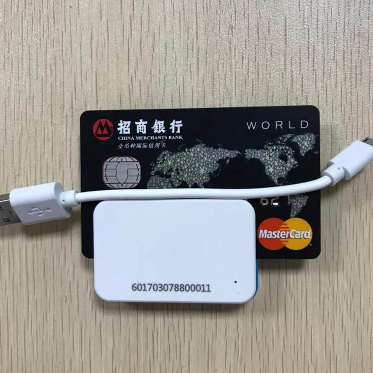 Mini Smart Card Reader iOS Mobile Payment Terminal with USB interface SDK