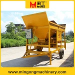 Mini type Concrete batching plant / Cement plants PLJ600 in Philippines