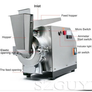 Mobile Water Mill Commercial Powder Machine Chinese Herbal Medicine Household Mill Super Fine Grinding Machine