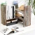 Import Modern Home Office Organizer Adjustable Shelf Rack Rustic Solid Torched Wood Desktop Bookcase from China