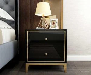 modern luxury  simple home hotel apartment bedroom sets furniture bedside table
