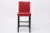 Import Modern red and black Pu leather bar chair from China