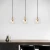 Import Modern Simple Double Transparent Glass Explosion-Proof Pendant Light LED Lighting Chandelier from China