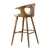 Import Modern Vintage Simple Design Industrial Natural Ash Leg Upholstered Counter High Bar Stool Chair from China