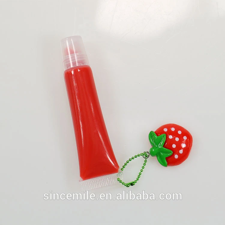 Moisturizing Strawberry Lip gloss Cute Flowers Colorless Lip gloss customized private label Waterproof Lip Gloss