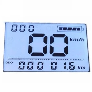 motorcycle and car LCD speedometer