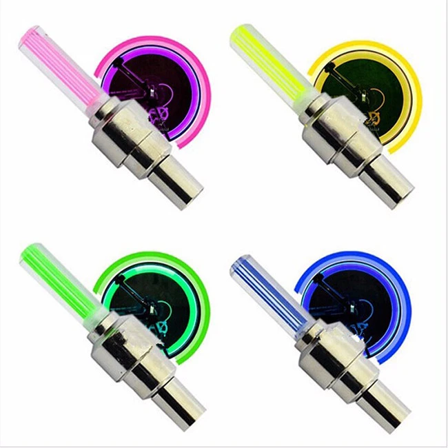 Motorcycle Car Bicycle Tire Valve Cap LED