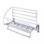 Movable Towel Rack, Foldable Towel Bar, Flexible Towel Rail