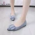 Import Multi colors blue red pink stylish flat shoes with square bucket women flat suede shoes from China