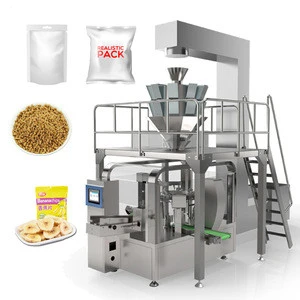 Multifunction  Pre-formed Pouch Filling And Sealing Melon Seeds Packing Machine