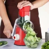 Multifunctional drum vegetable cutter 3 in 1 vegetable cutter Household rotary grater