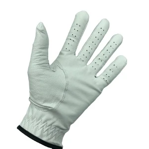 Multiple colors cabretta golf glove with magnetic customized ball marker for Lady